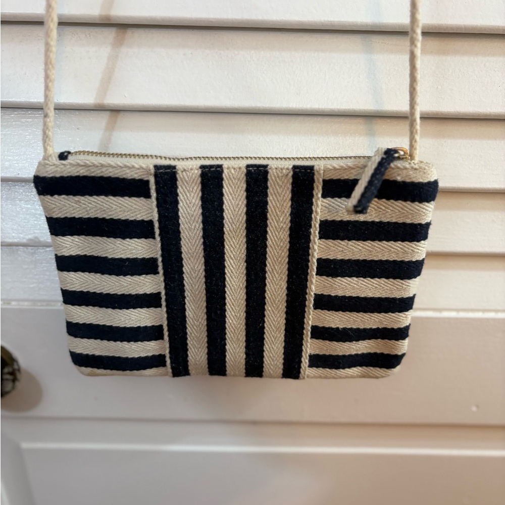 GAP  Striped Canvas Crossbody Bag